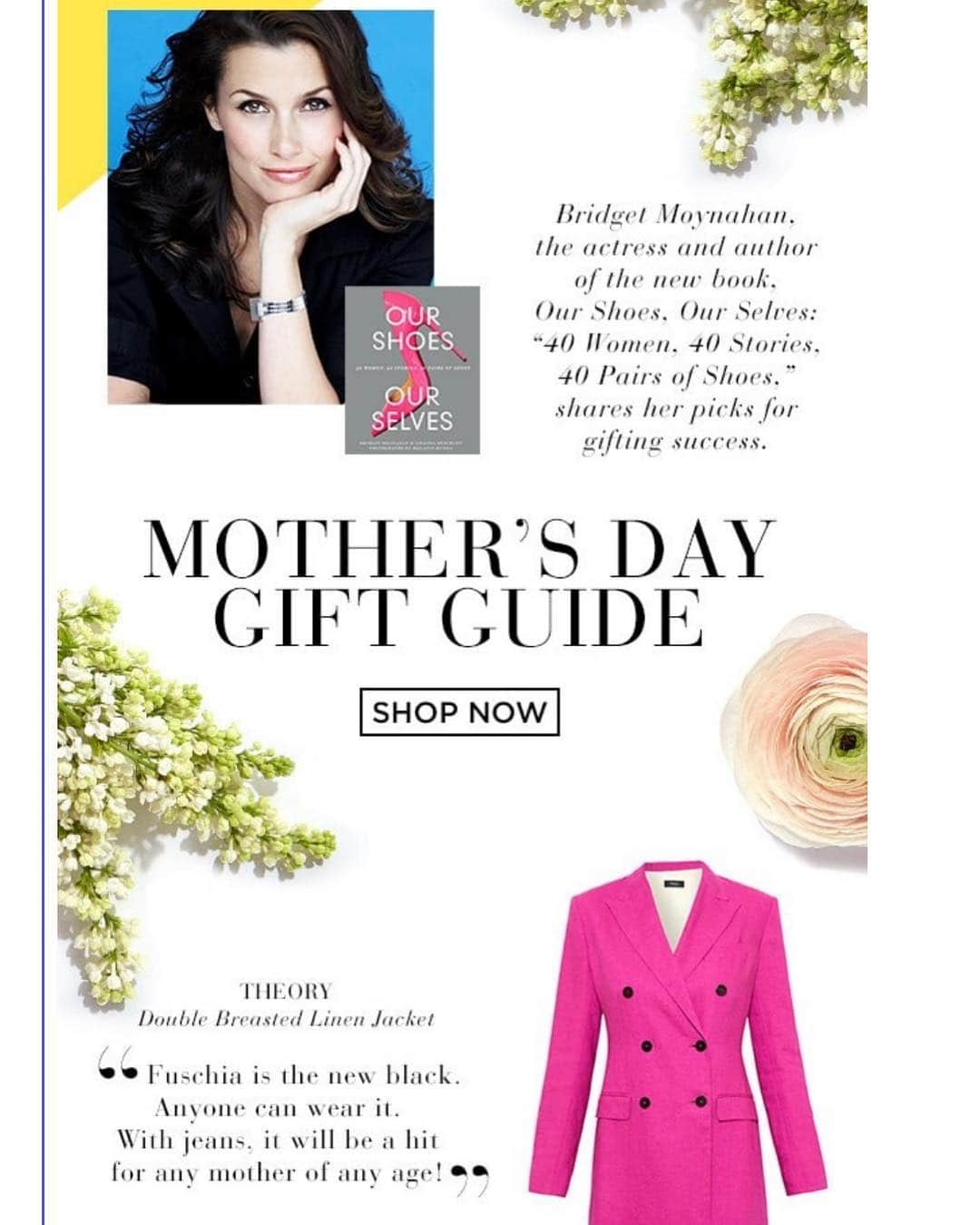 ブリジット・モイナハンさんのインスタグラム写真 - (ブリジット・モイナハンInstagram)「It’s time to head to @saks and start shopping for #mom #mothersday #giftguide #saksornowhere👠💋 don’t forget to pick up a copy of @ourshoesourselves Link in my bio」4月27日 5時08分 - bridgetmoynahan