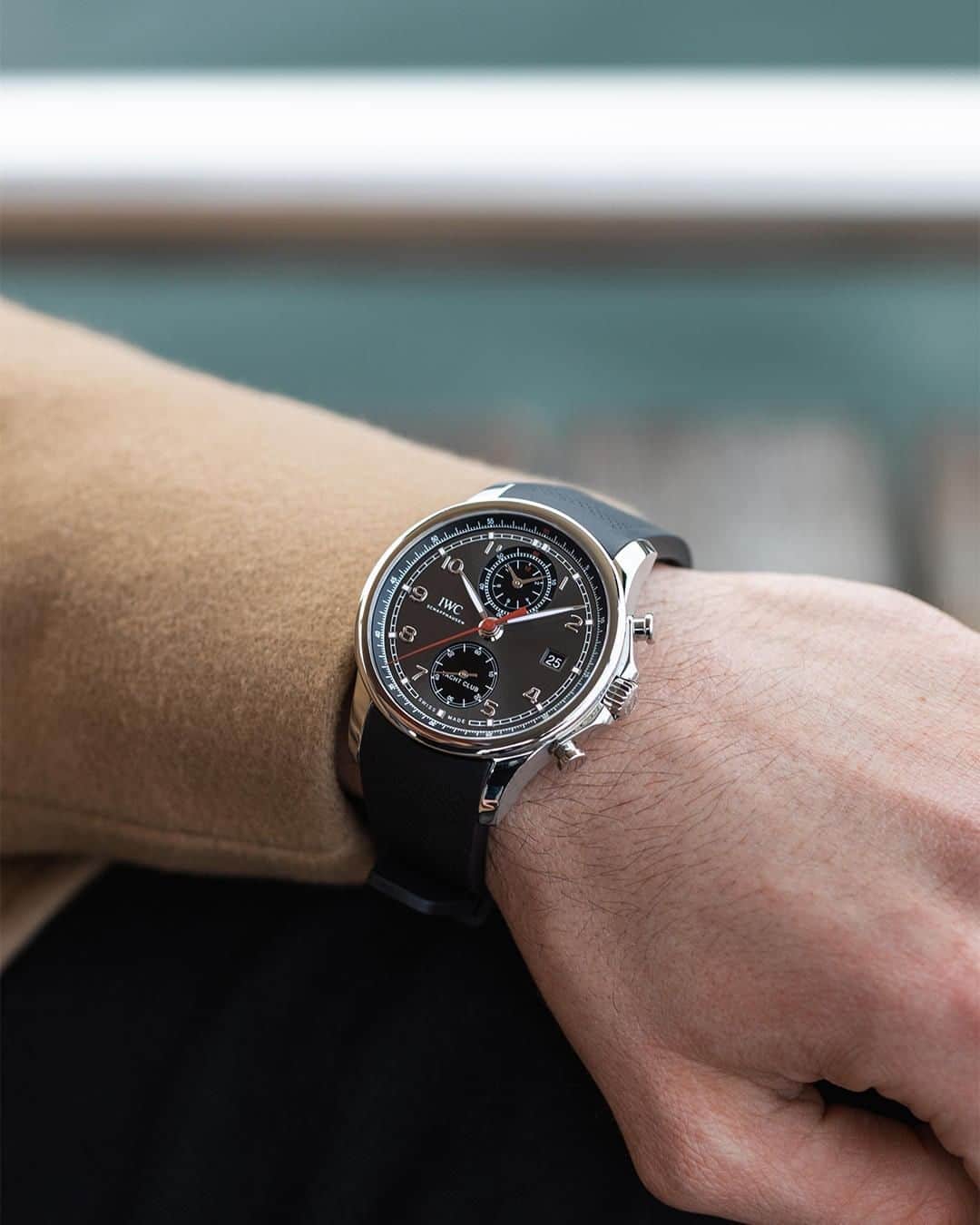 IWCさんのインスタグラム写真 - (IWCInstagram)「Whoever said rugged and stylish are competing attributes never met the Portugieser Yacht Club Chronograph (Ref. 390503). #IWCPortugieser」4月26日 21時48分 - iwcwatches