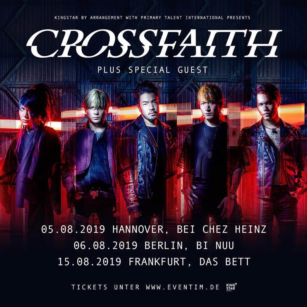Tatsuya Amanoのインスタグラム：「We will come back to GERMANY in this August🇩🇪😆 Come watch us how much evolved💥🤘🏻 Ticket link in my bio🎟」