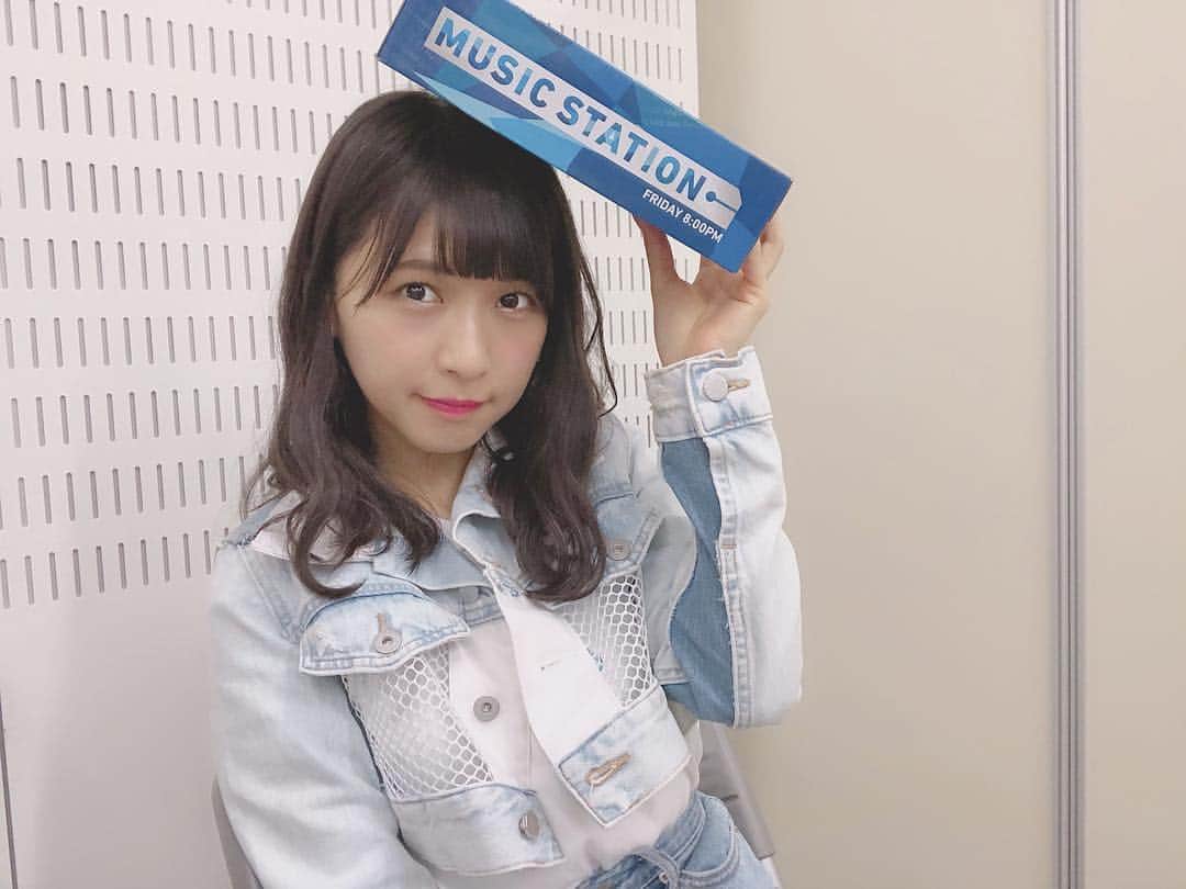 堺萌香のインスタグラム：「🐱 . . 指原さんのラストMステに 出させていただきましたっ . 嬉しい😿 . . まだまだ力不足ですが、、 選抜として歌番組に出ることも目標にしていきます . . (入ったときから目標にしてた！) . . #mステ #ミュージックステーション #指原莉乃 さんラスト」