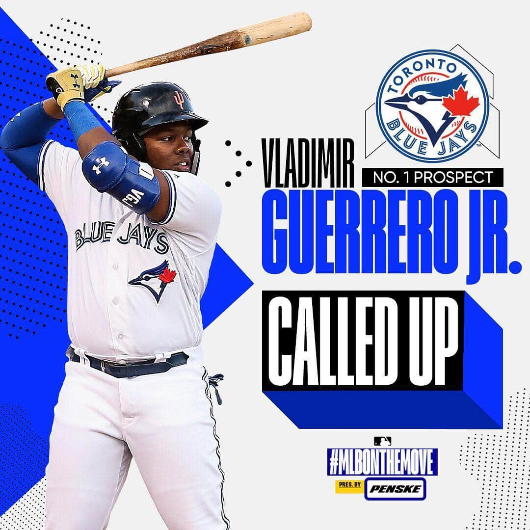 MLBさんのインスタグラム写真 - (MLBInstagram)「It's Vlad Jr. Day! #MLBOnTheMove」4月26日 23時22分 - mlb