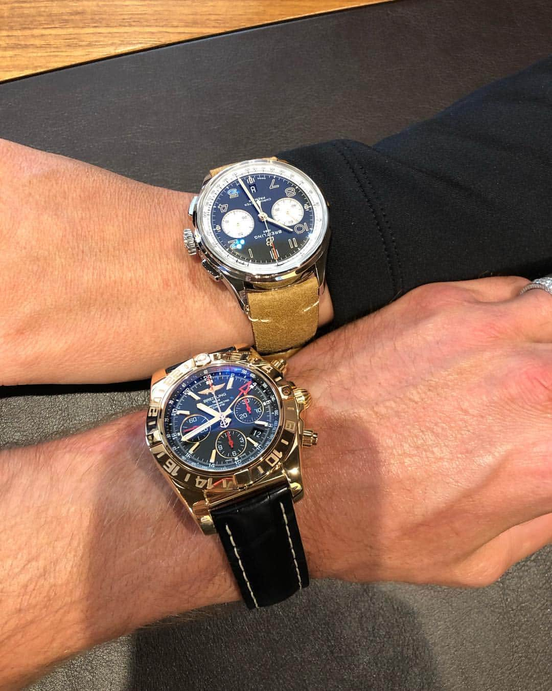 ケン・ロックゼンさんのインスタグラム写真 - (ケン・ロックゼンInstagram)「It was nice to catch up with my people at @breitling NY to pick out a couple new time pieces ⌚️My wife and I are set 🤗 Thank You 🤙🏽 #breitling #squadonamission」4月26日 23時42分 - kenroczen94