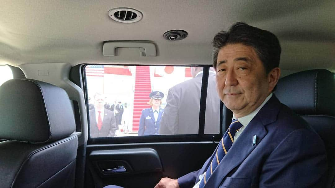 安倍晋三さんのインスタグラム写真 - (安倍晋三Instagram)「米国に到着しました。」4月27日 6時39分 - shinzoabe