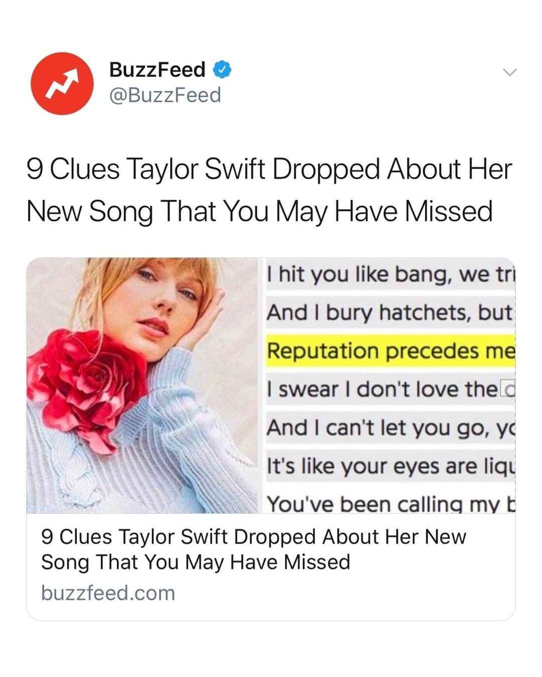 BuzzFeedさんのインスタグラム写真 - (BuzzFeedInstagram)「Taylor Swift said "Avengers who?" and dropped a song and music video earlier today. Here's every detail you might've missed from her new music 👉 link in bio 🎤👀」4月27日 1時31分 - buzzfeed