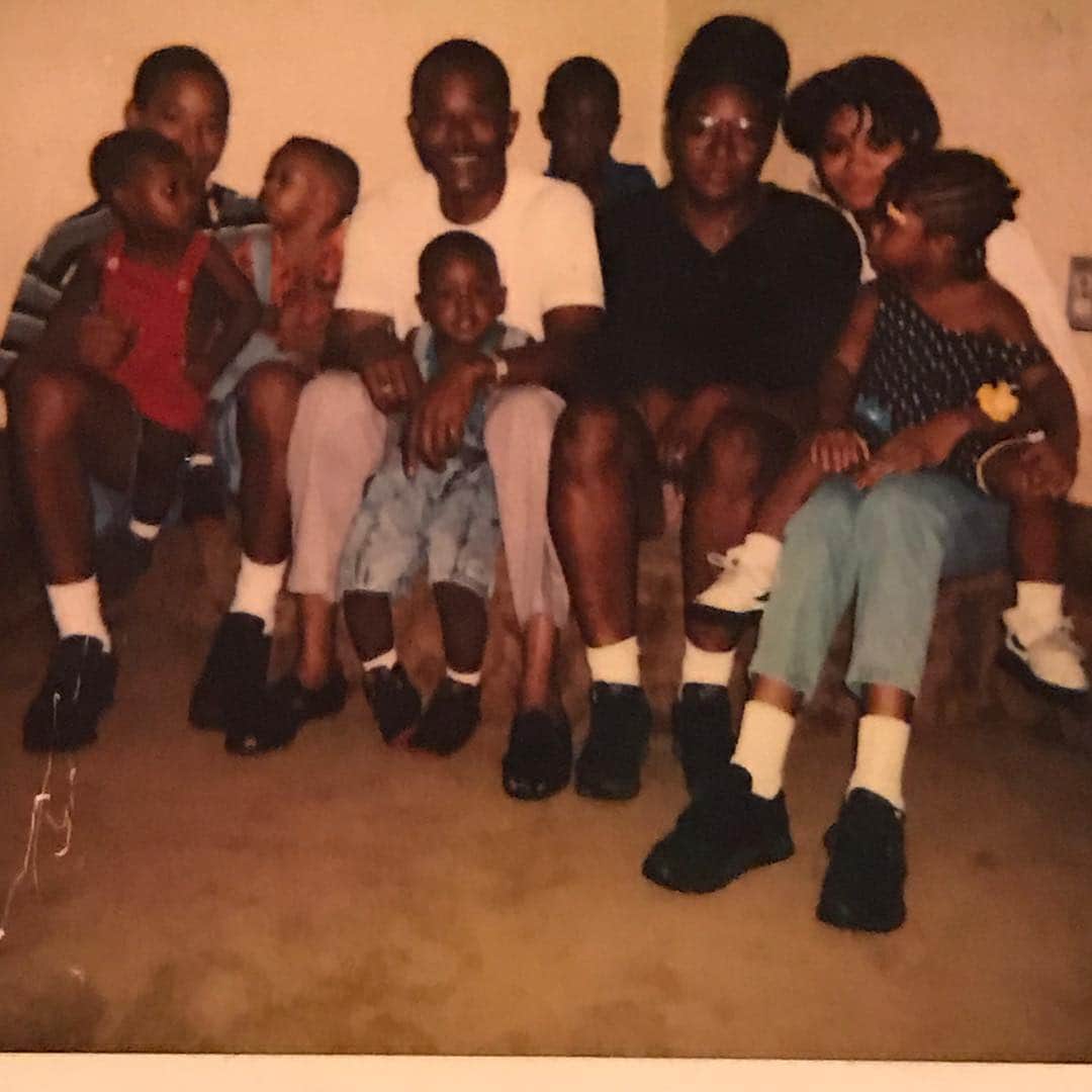 ジョン・ウォールのインスタグラム：「Dad,  Happy Birthday, i won’t keep ya long, i know u got a lot to celebrate today... I just want to let u know how much i love and miss u!! I wish Ace could grab ur neck and hang on tight like i used to, but i gotta feelin u already been horse playin wit him !! ❤️ #72 #RIPJCW」