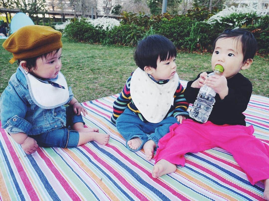 のインスタグラム：「#babypicnic 👶🏻🌷 #赤ちゃんとピクニック」