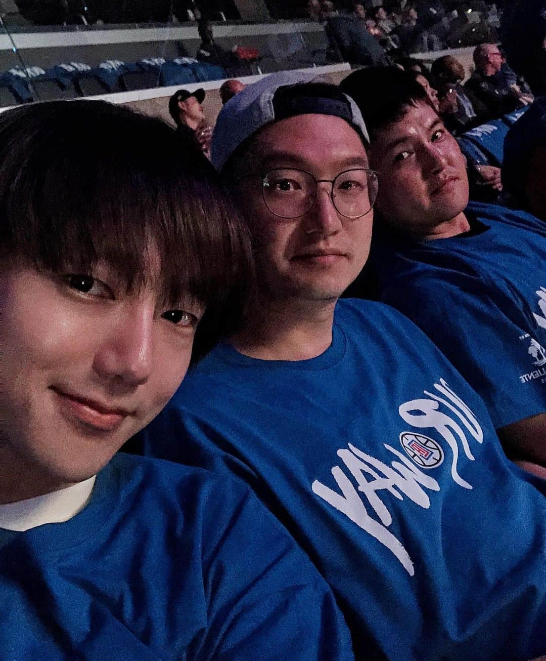 イェソンさんのインスタグラム写真 - (イェソンInstagram)「NBA 보는 꿈은 이뤘다 이제 더 봐야지 😁 #staplescenter #Clippers #warriors」4月27日 15時39分 - yesung1106