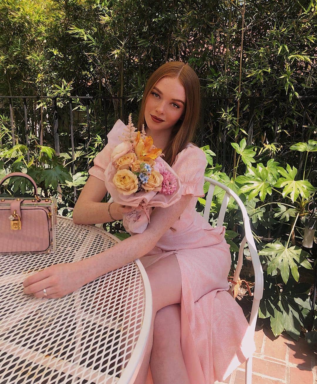 Larsen Thompsonさんのインスタグラム写真 - (Larsen ThompsonInstagram)「Beautiful time yesterday with amazing women celebrating the launch of @tvf x @dvf 🌸 The collection is stunning and so perfect for summer, thank you for having me! 🌸💗✨ PC: @bryant」4月27日 9時00分 - larsenthompson