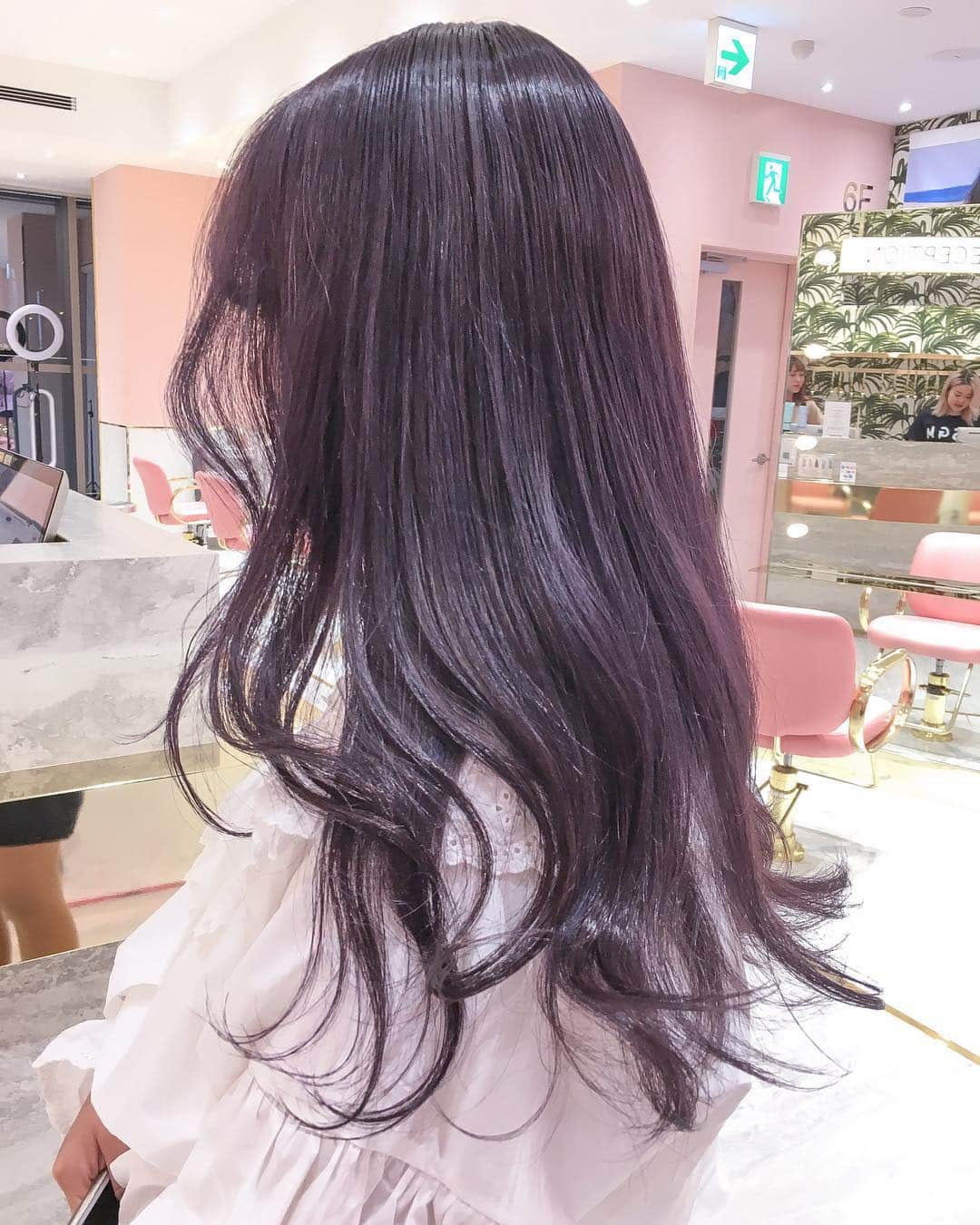 原涼香のインスタグラム：「ㅤㅤㅤㅤㅤㅤㅤㅤㅤㅤㅤㅤㅤ Twilight purple 🍩💜 ブリーチベースです❤︎ ㅤㅤㅤㅤㅤㅤㅤㅤㅤㅤㅤㅤㅤ」