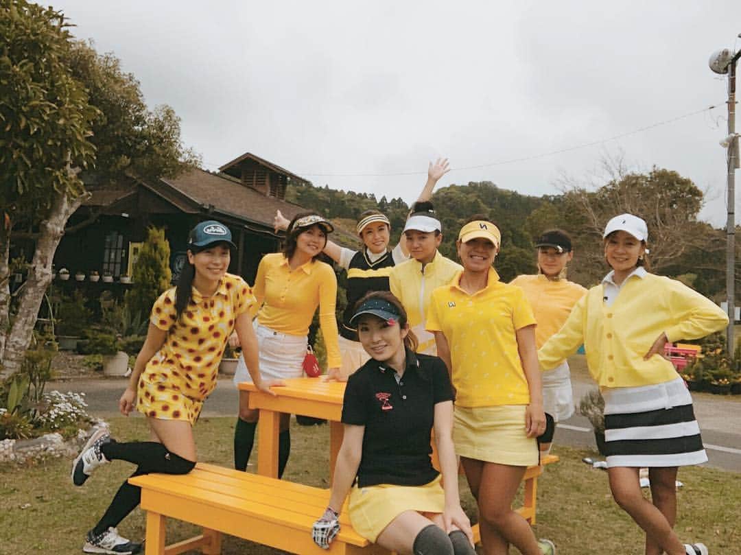 安藤あいかさんのインスタグラム写真 - (安藤あいかInstagram)「黄色面白かった！可愛かった！！ #組長杯 #ゴルフ女子 #golf」4月27日 9時52分 - aikaando