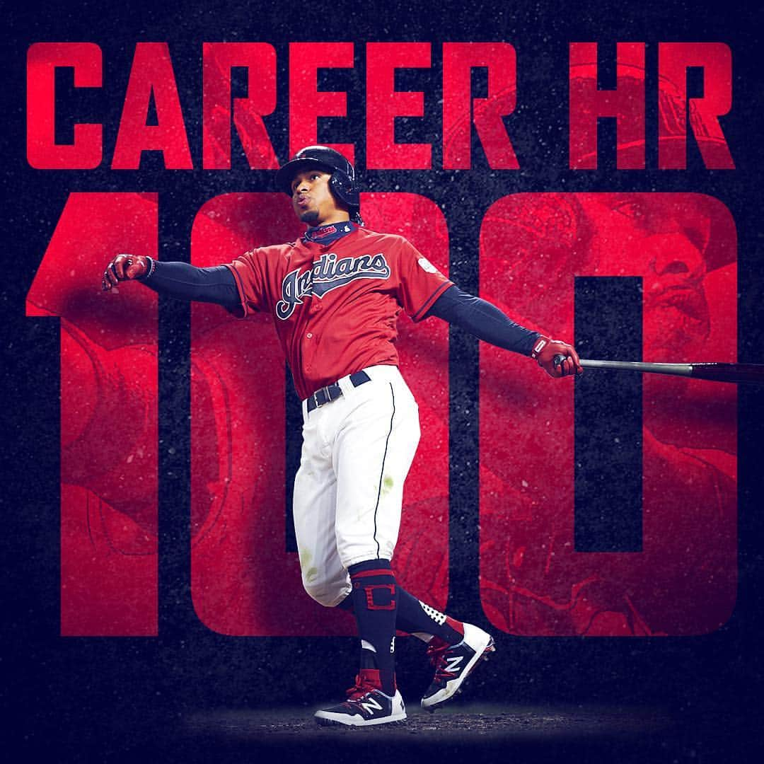 クリーブランド・インディアンスさんのインスタグラム写真 - (クリーブランド・インディアンスInstagram)「Lindor keeps it 💯 . . . Francisco Lindor becomes the third youngest player in franchise history and third youngest shortstop in MLB history to reach 100 career home runs! #RallyTogether」4月27日 10時24分 - cleguardians