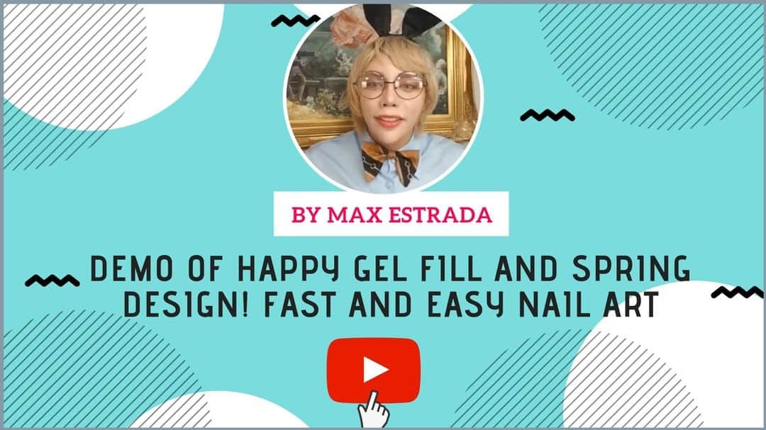 Max Estradaさんのインスタグラム写真 - (Max EstradaInstagram)「Demo of happy gel fill and spring design! Fast and easy nail art by Max Estrada  Follow the link: https://youtu.be/KBeIbT8Eudg #Nailproducts #nailsupplies #acrylicnails#nailpolish#nailswag#nailaddict#nailfashion#nailartheaven#nails2inspire#nailsofinstagram#instanails#naillife#nailporn#gelnail」4月27日 16時00分 - kingofnail