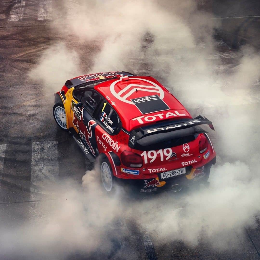 のインスタグラム：「シトロエンに復帰できてうれしいよ。 #100YearsOfFan #C3WRC #InspiredBySeb」
