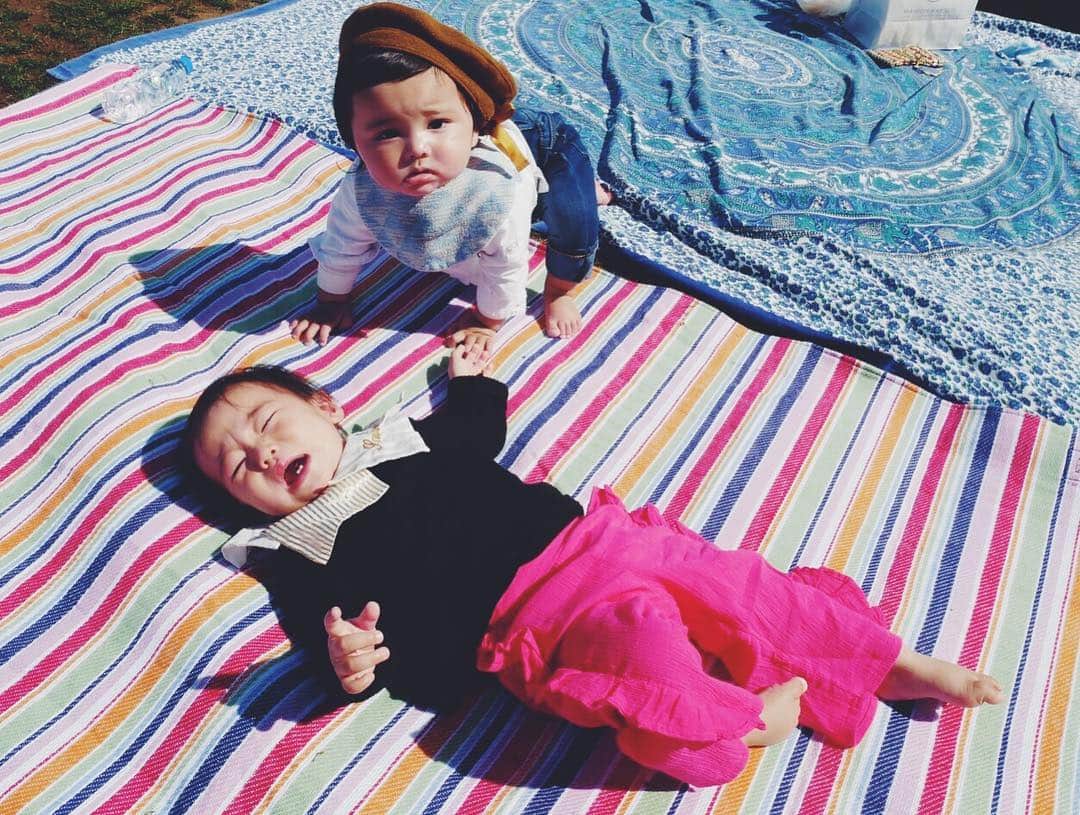 尾形沙耶香さんのインスタグラム写真 - (尾形沙耶香Instagram)「#babypicnic 🌷  #ピクニック ！」4月27日 14時18分 - sayakaogata
