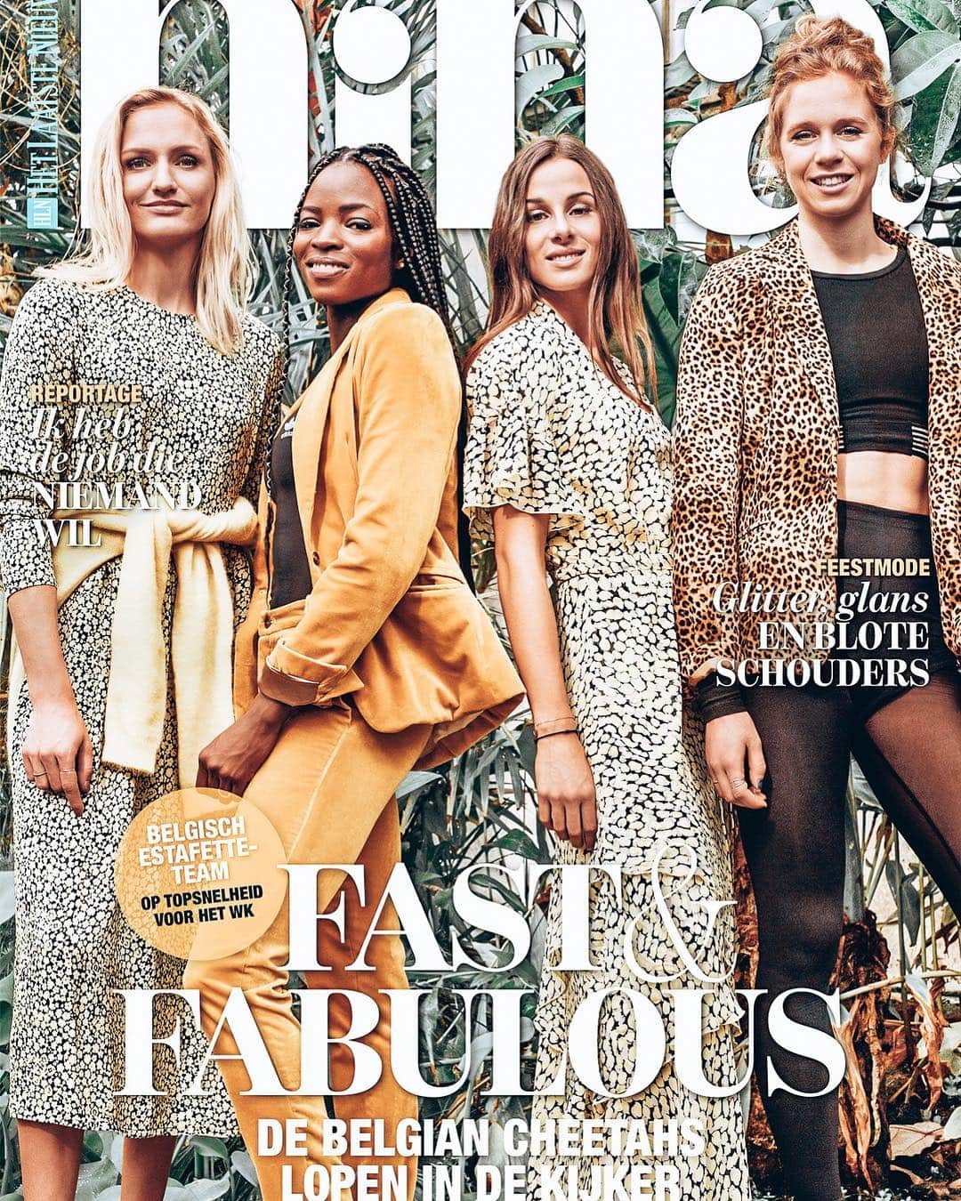 Camille LAUSさんのインスタグラム写真 - (Camille LAUSInstagram)「Four @belgiancheetahs on this cover but there are a lot more people involved in this beautiful adventure 🐆 @justiengrillet @eliselasser @pauliencouckuyt @rolkah @ellen.schouppe 🐆 I’m so proud to be part of this amazing team 🖤💛❤️ Check out our interview in @nina_hln Magazine • • • • #belgiancheetahs #oneteamonedream #roadtotokyo #cheetahsonfire #teambelgium #ninamagazine #fashion #friends #trackgirls #girlpower」4月27日 14時19分 - camillelaus