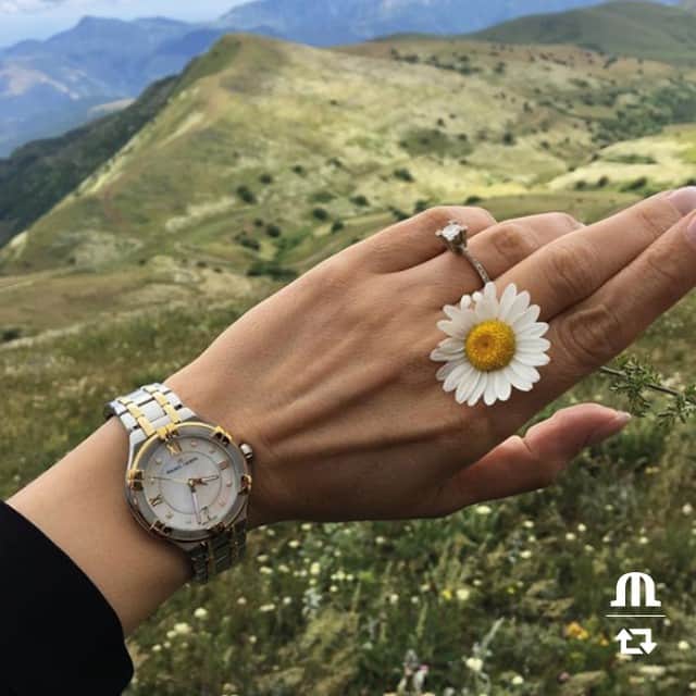 モーリスラクロアさんのインスタグラム写真 - (モーリスラクロアInstagram)「Spring is coming. It's time to blossom forth with the delicate design of the #AIKON Date 35mm.  #BeYourAikon #YourTimeIsNow  Thank you Thank you @sara.amiri.nasab for this floral shot. Use the hashtag #MLpickoftheweek so you can be featured on our feed !  #Watch #Reloj #LuxuryWatch #Swisswatch #HauteHorlogerie #Swisswatchmaking #Watchmaking #Wotd #Watchesofinstagram #Watchfam #Watchlife #Swissmade #Whatsonmywrist #Watchoftheday #Watchaddict #Dailywatches #instawatchdaily #instawatches #Wiwt #Womw」4月28日 1時04分 - mauricelacroix