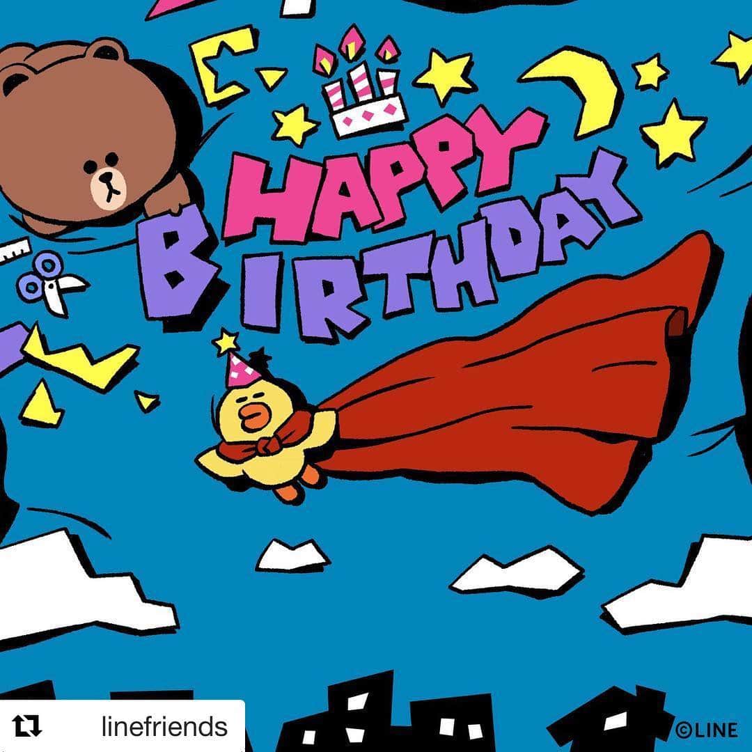 LINE FRIENDS_JPさんのインスタグラム写真 - (LINE FRIENDS_JPInstagram)「#Repost @linefriends with @get_repost ・・・ . Happiest birthday to our biggest dreamer,  #SALLY 😍  #Birthday #April27th #SALLYDay #BirthdayWish #DreamBig #Fly #BROWN #LINEFRIENDS」4月27日 17時51分 - linefriends_jp