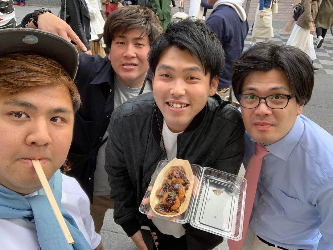 池田真一のインスタグラム：「吉本たこ焼き部  お待ちしております！」