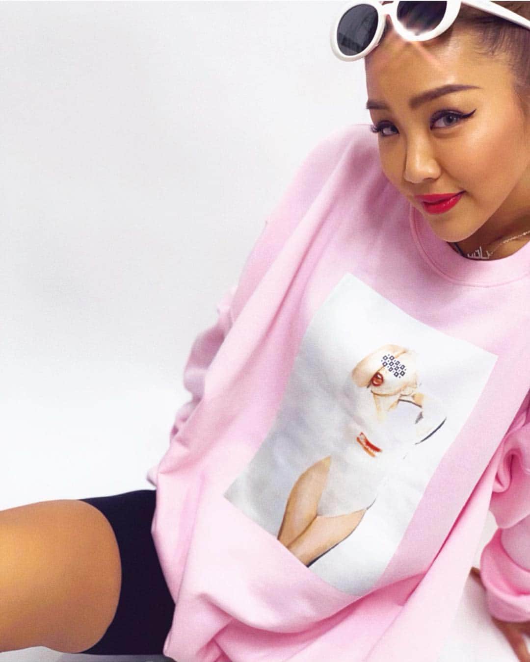 のインスタグラム：「🍒 @p.i_official #ss2k19 #pi_official #pi #newarrivals  #gaga #crewneck #baby #pink #street #fashion #style #tokyo #ootd #streetfashion #streetstyle #kogenatsu #焦げNATSU #こげなつ」
