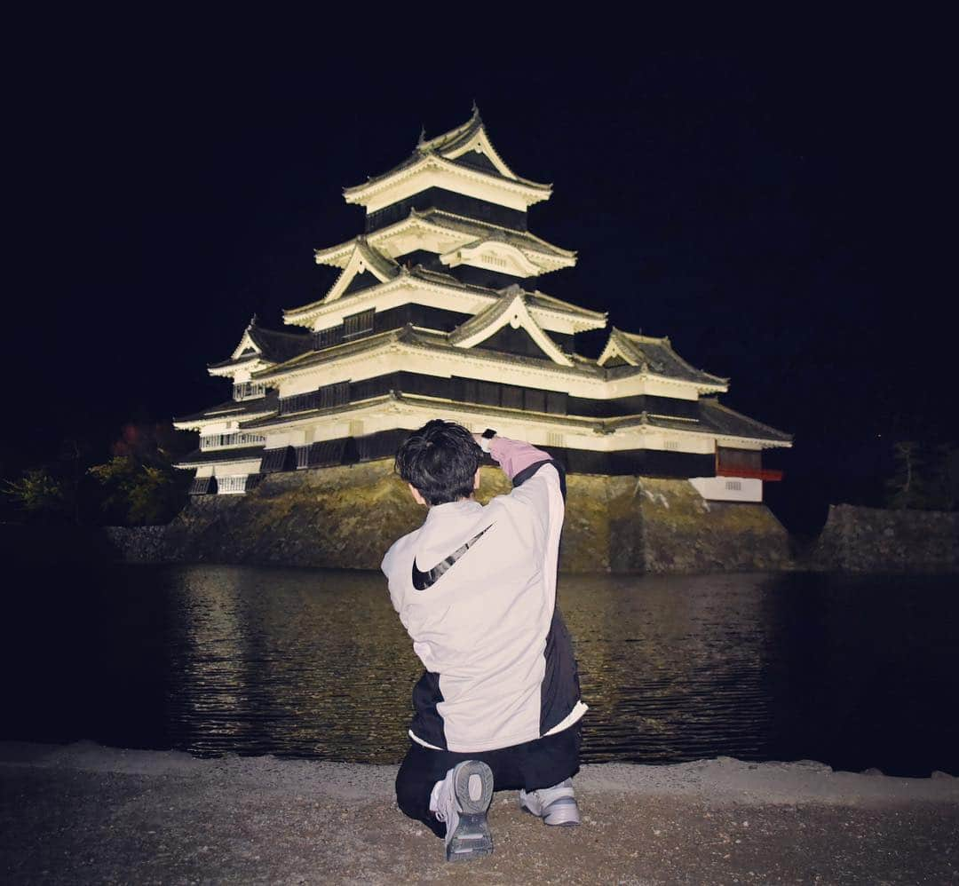 大神雄子さんのインスタグラム写真 - (大神雄子Instagram)「松本城🏯  #国宝 #松本城 #mj  #nationaltreasure #matsumotocastle  #wmjみれず  #とにかく寒い長野県😨」4月27日 22時54分 - shin___01