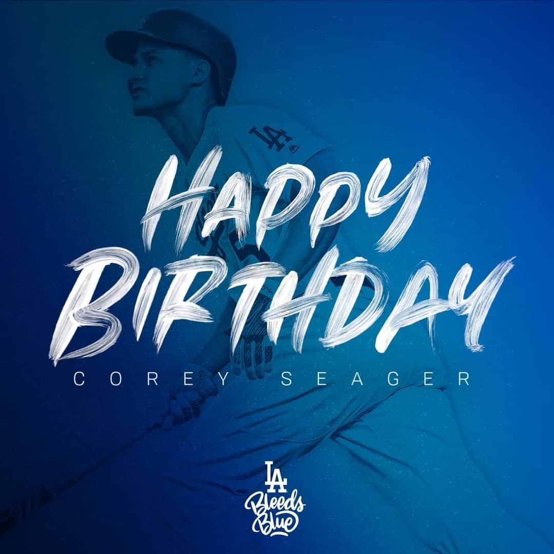 Los Angeles Dodgersさんのインスタグラム写真 - (Los Angeles DodgersInstagram)「Happy birthday, @coreyseager5!」4月28日 1時30分 - dodgers