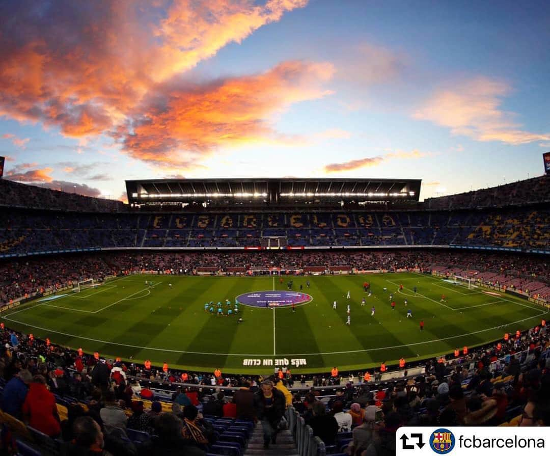 LFPさんのインスタグラム写真 - (LFPInstagram)「Camp Nou is ready for an important day! 🔥🏆❓ • #Barça #BarçaLevante #LaLigaSantander #LaLiga」4月28日 3時12分 - laliga