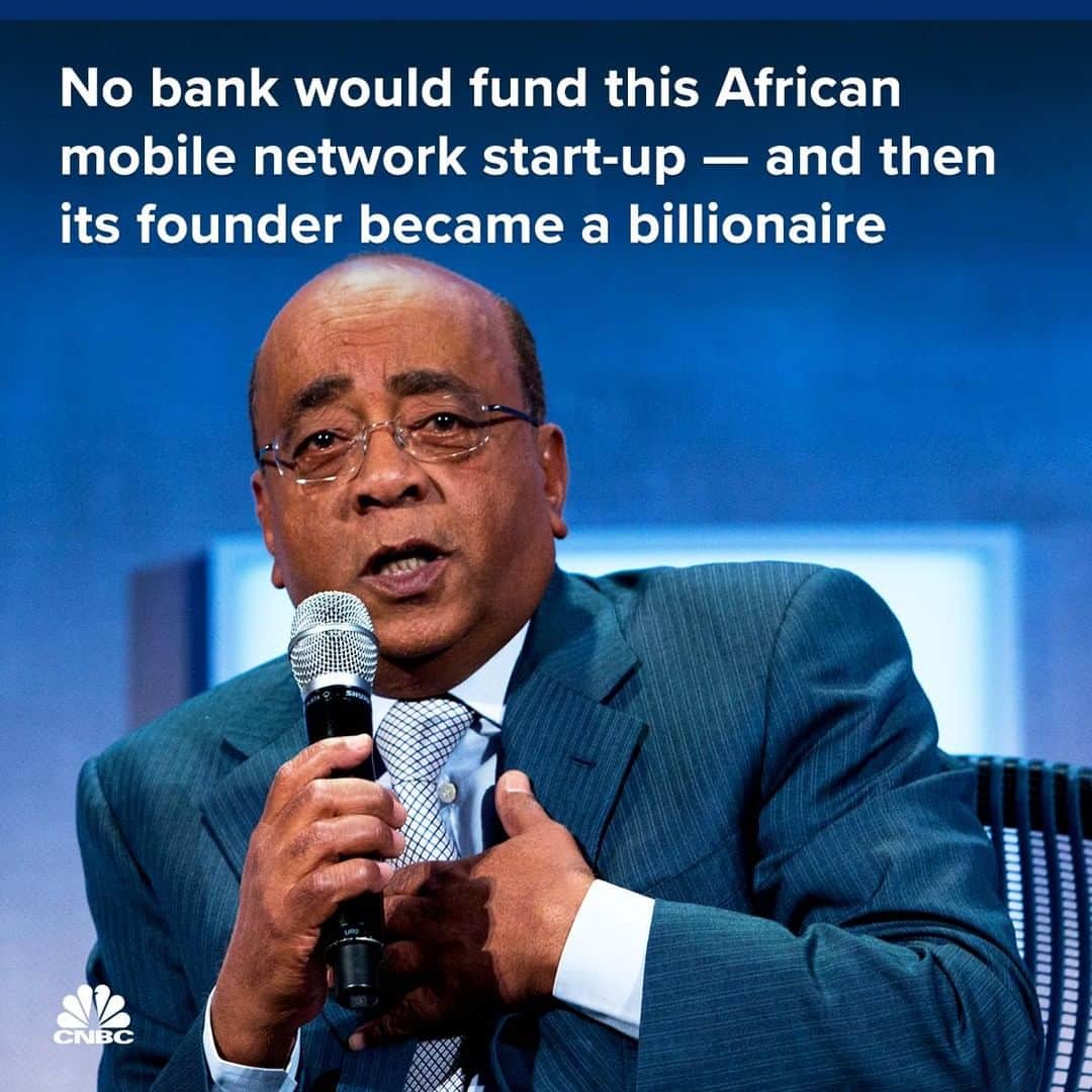 CNBCさんのインスタグラム写真 - (CNBCInstagram)「When Mo Ibrahim started a mobile network in 1998, banks were scared of investing in African companies because they thought African governments were corrupt. But Ibrahim saw huge potential.⁣ ⁣ “Whenever there’s a big gap between perception and reality, there’s a wonderful business opportunity,” he said.⁣ ⁣ After building his company with equity, Ibrahim sold the business in 2005 for $3.4 billion.⁣ ⁣ To learn more about how he funded his business, visit the link in bio.⁣ *⁣ *⁣ *⁣ *⁣ *⁣ *⁣ *⁣ *⁣ #africa #africanbusiness #investing #uganda #egypt #telecoms #innovation #technology #entrepreneurship #startups #business #businessnews #cnbc⁣」4月28日 4時30分 - cnbc