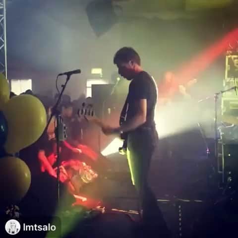 A Place to Bury Strangersのインスタグラム：「#Repost @lmtsalo ・・・ Stage antics #aplacetoburystrangers #aptbs @testpressingfestival」