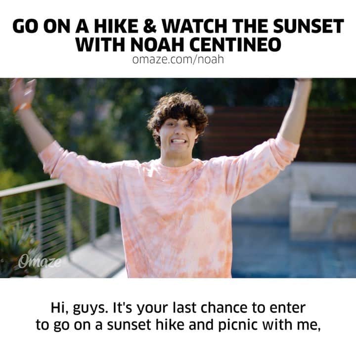 ノア・センティネオのインスタグラム：「Hit that bioooooo let’s hang」