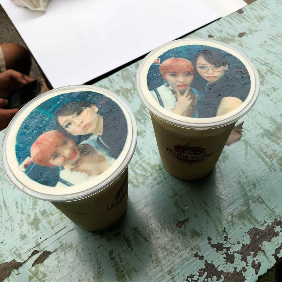 木下春奈さんのインスタグラム写真 - (木下春奈Instagram)「・ hajilane selfie coffeeではコーヒーに写真をプリントしてくれるよ♥️ #singapore#🇸🇬#hajilane#selfie#selfiecoffee」4月28日 18時21分 - haruna_kinoshita