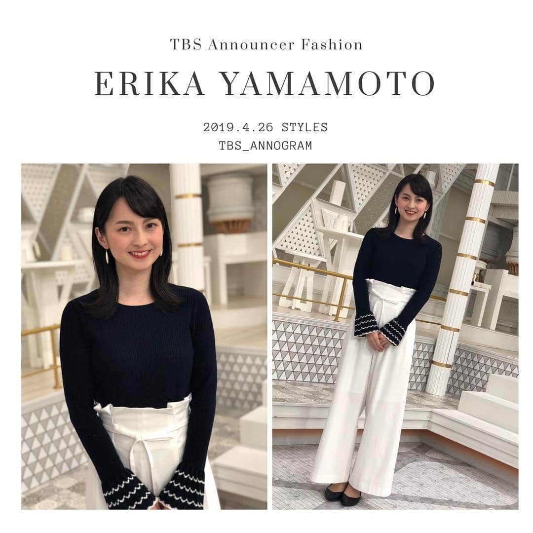 TBSアナウンサー公式さんのインスタグラム写真 - (TBSアナウンサー公式Instagram)「👗 ERIKA YAMAMOTO Outfit Of This Week✨  #tbsannouncersfashion #fashion #山本恵里伽 #vol1 #Spring #outfitofthisweek #ootw #ootd #Nスタ #JNNNEWS #20190426 #OA」4月28日 18時24分 - tbs_annogram