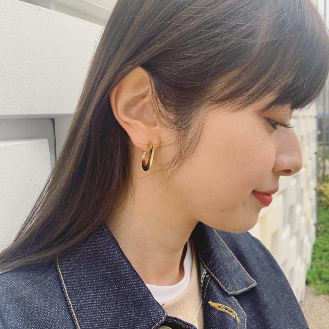 加納奈々美のインスタグラム：「MARIA BLACKのピアスやっぱり可愛い〜❤️ @mariablackjewellery  @mariablackjp  @estnation_roppongihills  #mariablack」