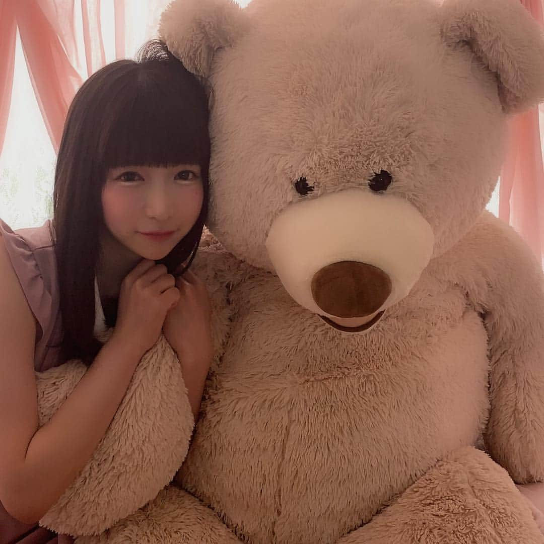 もえのあずきさんのインスタグラム写真 - (もえのあずきInstagram)「もえくま🧸  #もえくま#もえみい？#テディベア#アイドル#女子部屋#ピンクの部屋」4月28日 12時43分 - moeazukitty