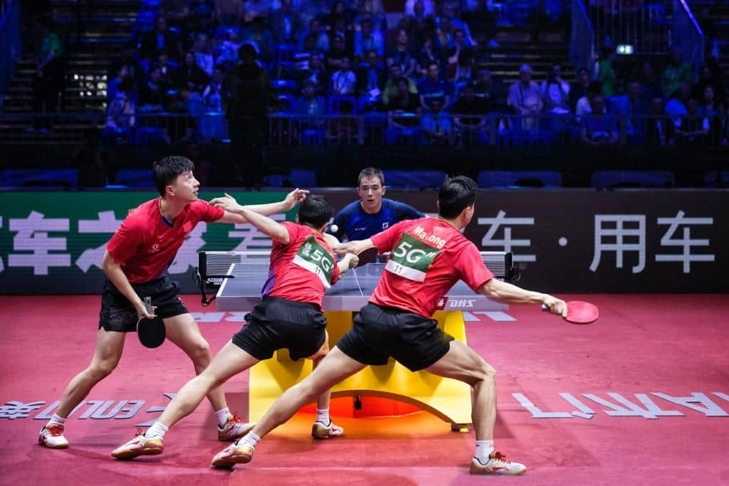 ITTF Worldさんのインスタグラム写真 - (ITTF WorldInstagram)「What it feels like to play against Ma Long...😅😅😅 ⠀⠀⠀⠀⠀⠀⠀⠀⠀ #ITTFWorlds2019 #NotJustPingpong」4月28日 13時45分 - wtt