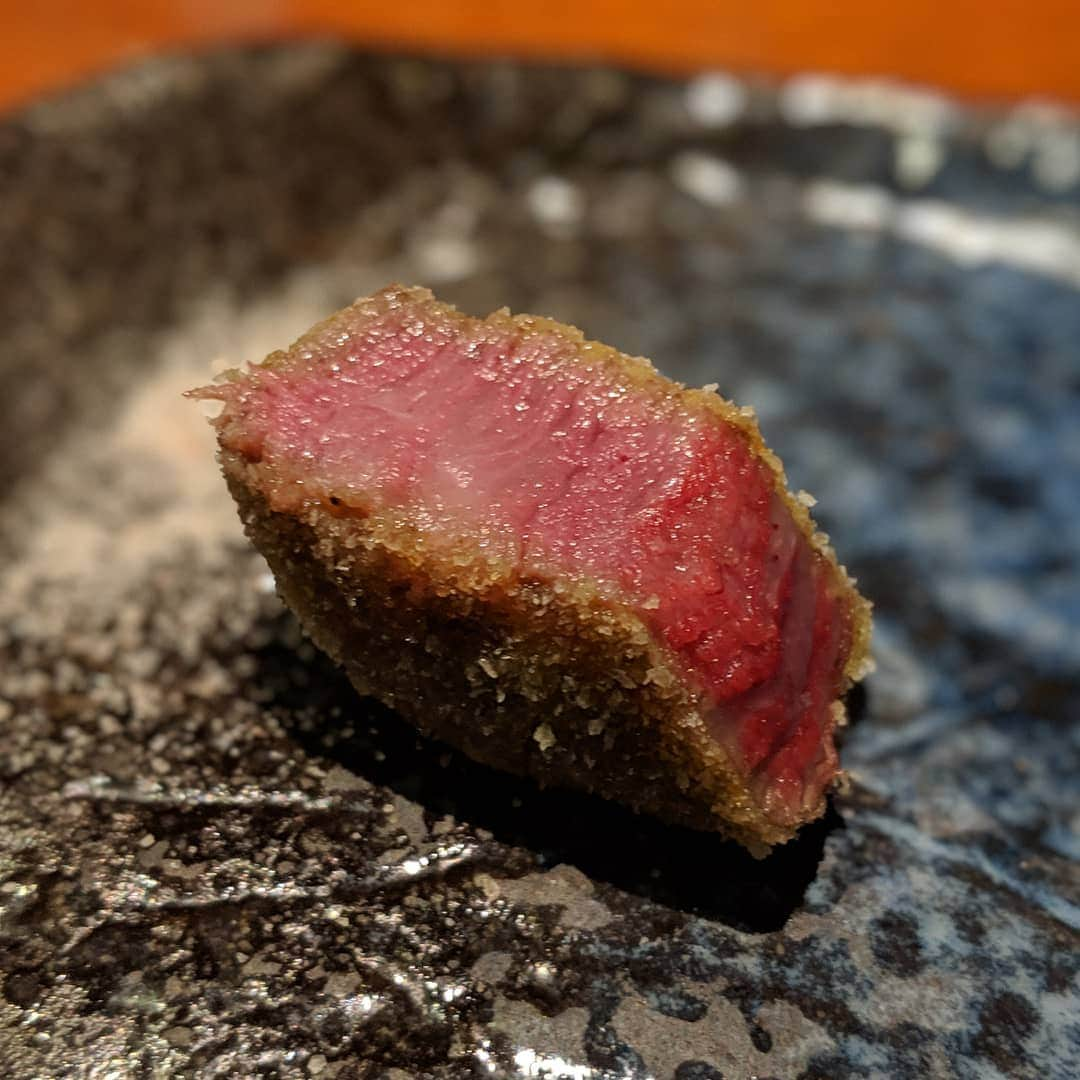 Masayasu Moritaさんのインスタグラム写真 - (Masayasu MoritaInstagram)「#シャトーブリアン #ヒレ #ヒレカツ #chateaubriand #cutlet #wagyu #beef #焼肉 #恵比寿 #恵比寿グルメ #tokyo #東京 #もりたま飯 #foodie #foodgasm #foodphotography #foodstagram #美食 #delicious #tasty #instafood #グルメ #food #yummy #foodporn #デリスタグラマー #グルメな人と繋がりたい #焼肉好きな人と繋がりたい」4月28日 13時50分 - masayasumorita