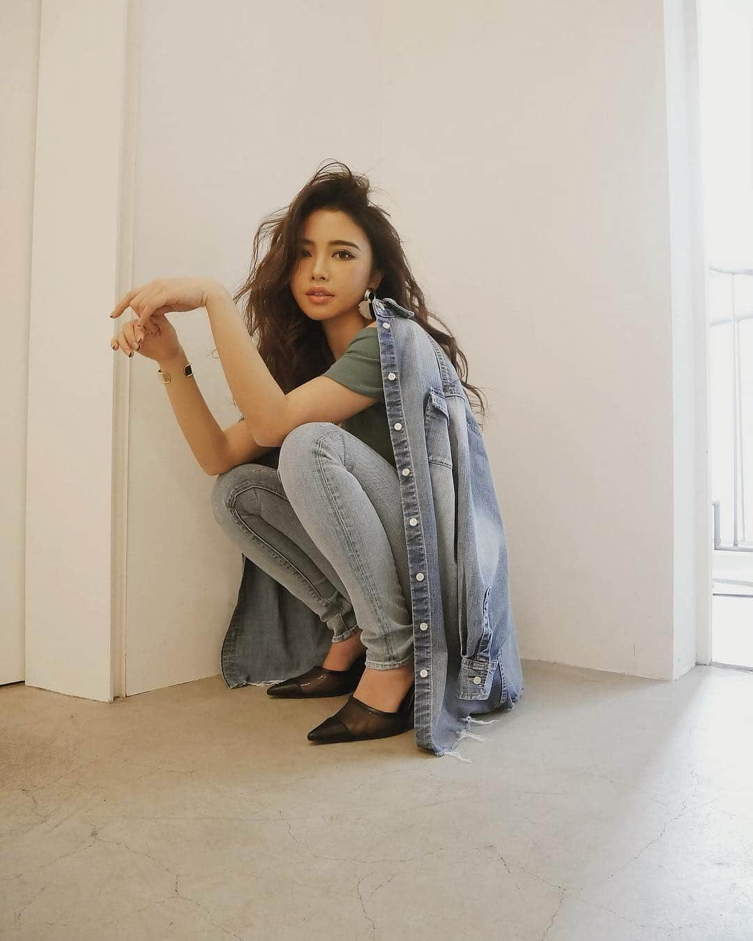 Yumaikaさんのインスタグラム写真 - (YumaikaInstagram)「denim lover #gyda @gydajp #denim」4月28日 14時16分 - _yumaika_