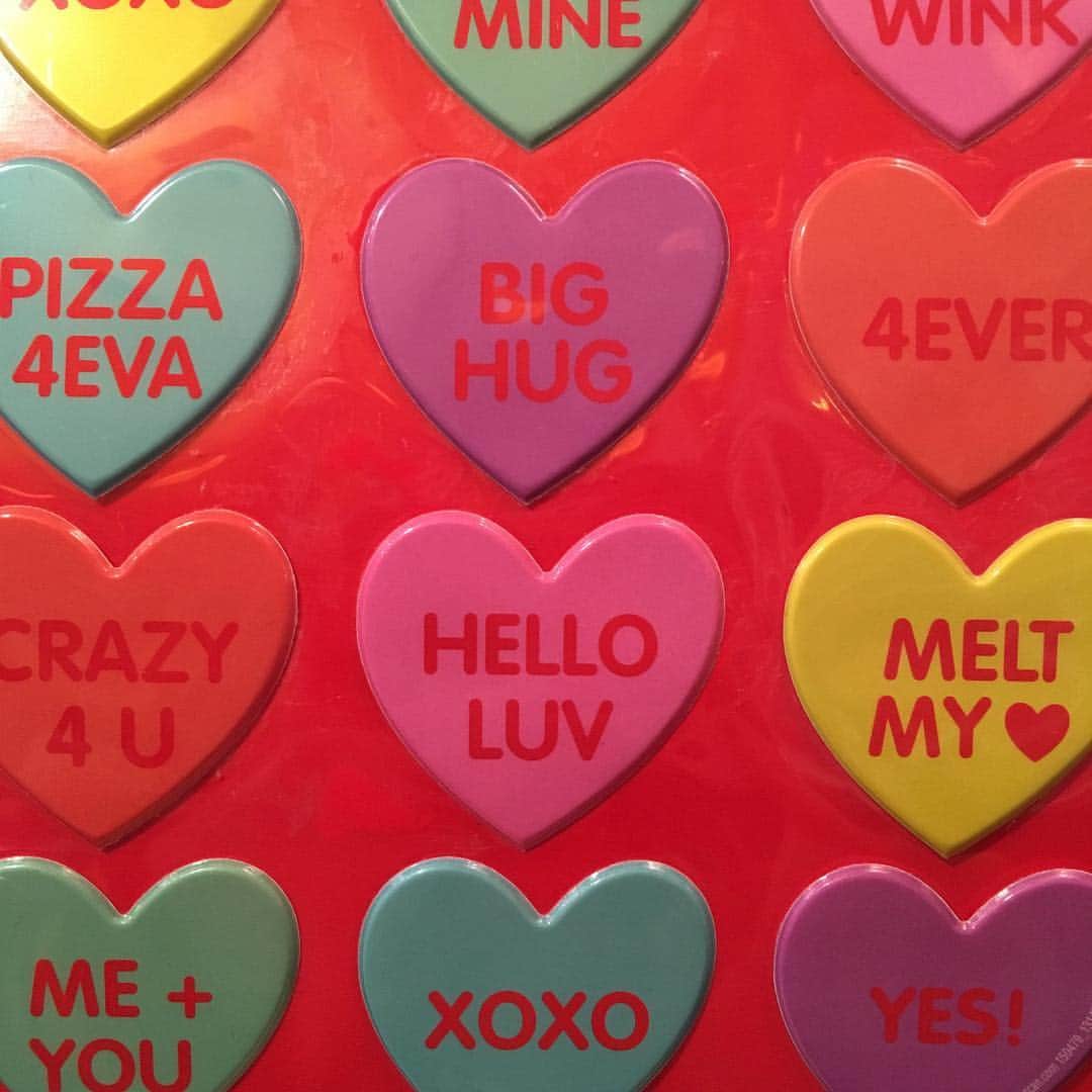 おもちゃやSPIRALさんのインスタグラム写真 - (おもちゃやSPIRALInstagram)「Candy Hearts Stickers 入荷しました！  1000円です！」4月28日 15時44分 - spiral_toy