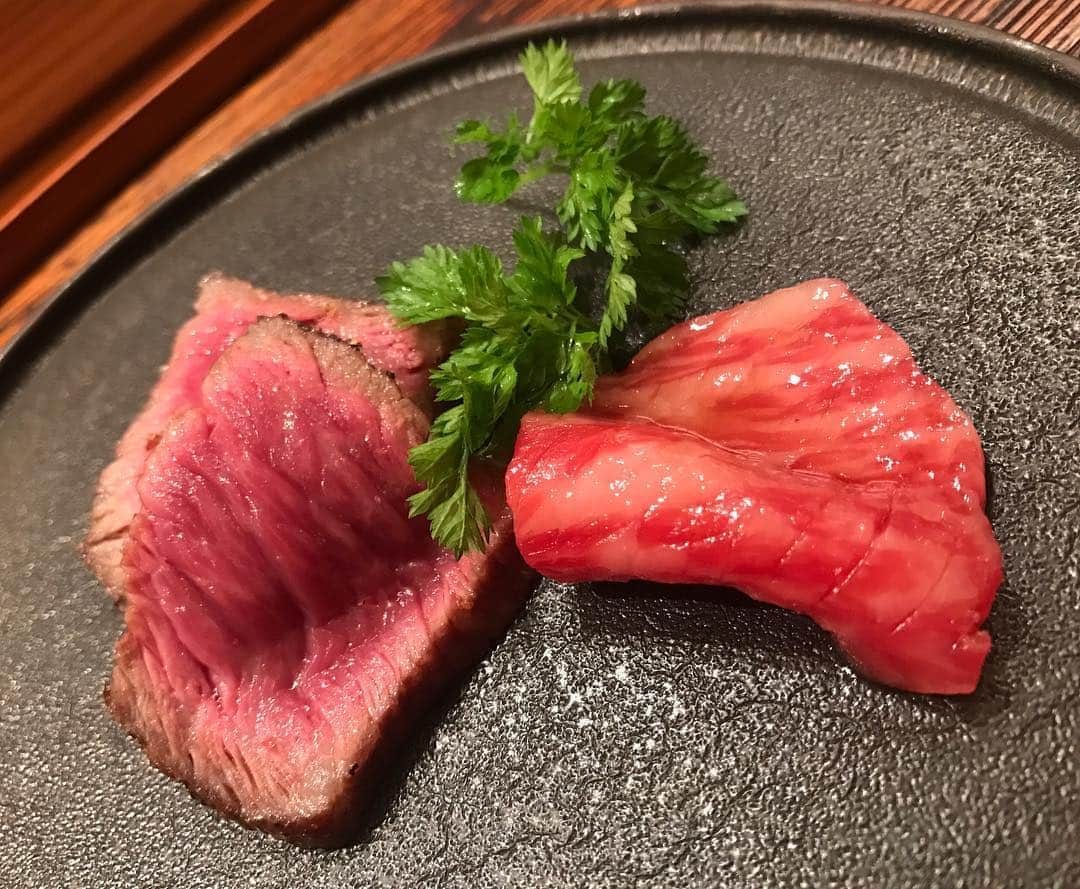 松山まなかさんのインスタグラム写真 - (松山まなかInstagram)「#肉 #肉割烹 #西麻布 #上 #うしごろ #肉食女子 #マラソン女子」4月28日 15時51分 - manakamatsuyama