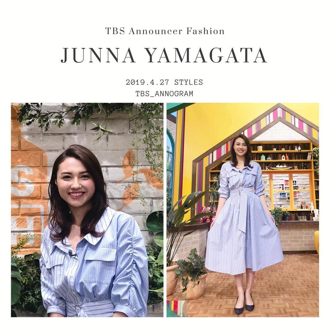 TBSアナウンサー公式さんのインスタグラム写真 - (TBSアナウンサー公式Instagram)「👗 JUNNA YAMAGATA Outfit Of This Week✨  #tbsannouncersfashion #fashion #山形純菜 #vol1 #Spring #outfitofthisweek #ootw #ootd #王様のブランチ #20190427 #OA」4月28日 17時02分 - tbs_annogram