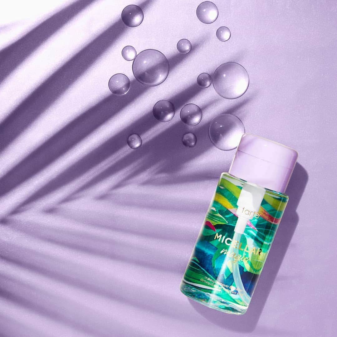 Tarte Cosmeticsさんのインスタグラム写真 - (Tarte CosmeticsInstagram)「The ultimate lazy AF hack 🙌👏 Our micellar magic makeup remover & cleanser! This magic in a bottle is a gentle, no-rinse facial cleanser that removes waterproof & longwear makeup without stripping your skin’s natural moisture. @sephora #crueltyfree #rethinknatural #naturalartistry #tarteskin #veganskincare #plantpowered」4月29日 4時12分 - tartecosmetics