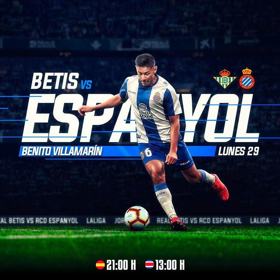 オスカル・デュアルテさんのインスタグラム写真 - (オスカル・デュアルテInstagram)「@rcdespanyol 💪🏼💙 🆚 Real Betis 🏆 LaLiga Santander ⚽️ Jornada 35 🏟 Benito Villamarín 📅 Lunes 29 de Abril ⏰ 21:00h 🇪🇸 13:00h 🇨🇷」4月29日 4時10分 - oduarte06