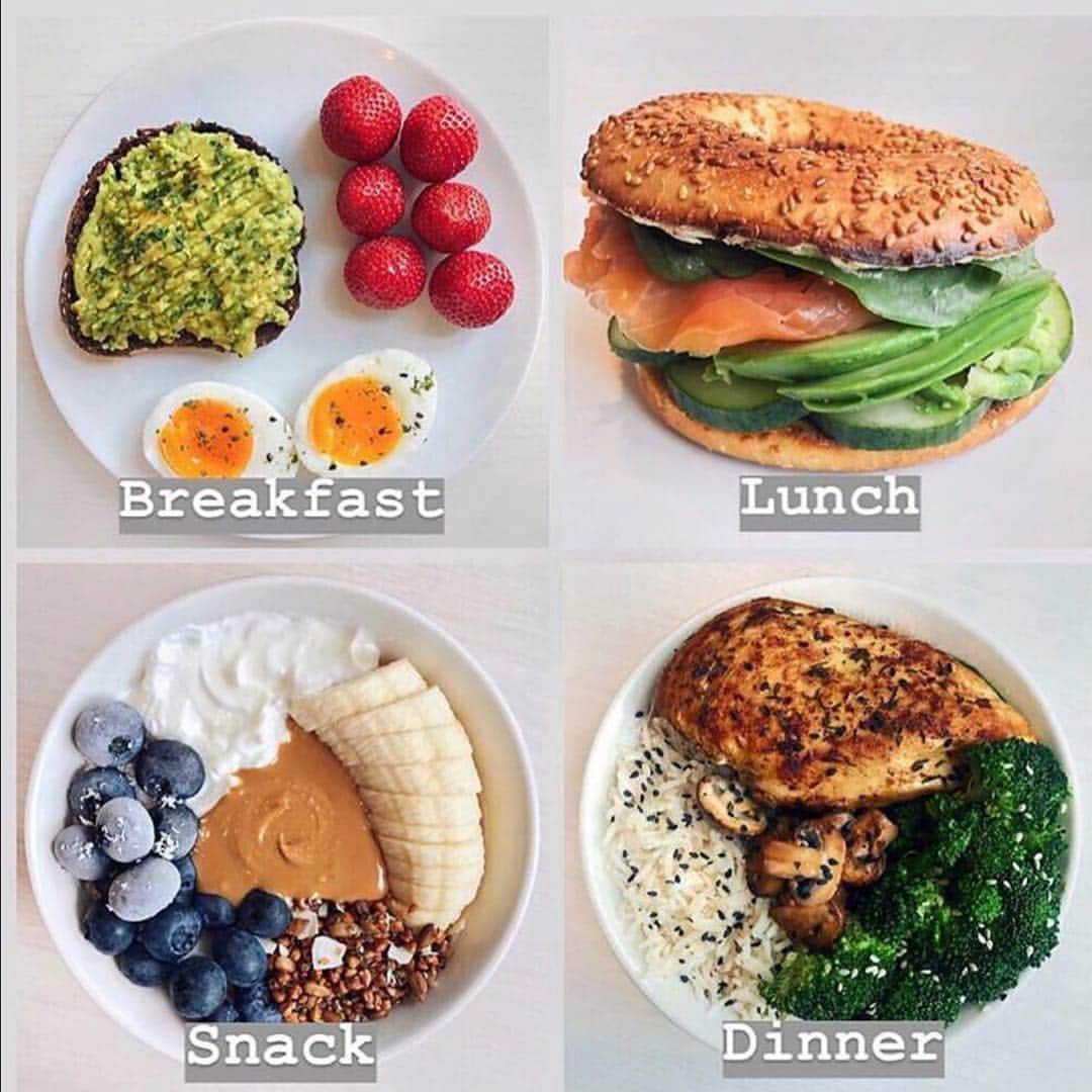 ボビー・ブラウンのインスタグラム：「Woke up hungry this morning and this day of food looks so awesome. Not vegan, not paleo, just real good food. #beautyfood #listentoyourbody @iinalumni @nutritionschool menu care of @wernou ( I’ll probably go grainfree on the bagel @hukitchen @squirrelandthebee ) make sure you check out @evolution_18 for more inspo」