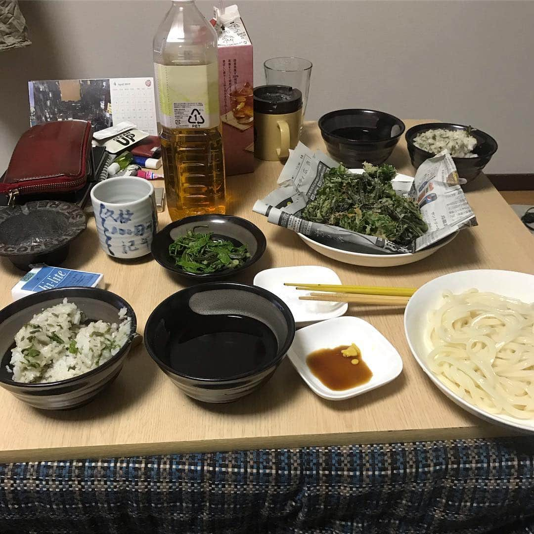 本坊元児さんのインスタグラム写真 - (本坊元児Instagram)「山菜料理 こしあぶら三昧」4月28日 21時22分 - honbouganji