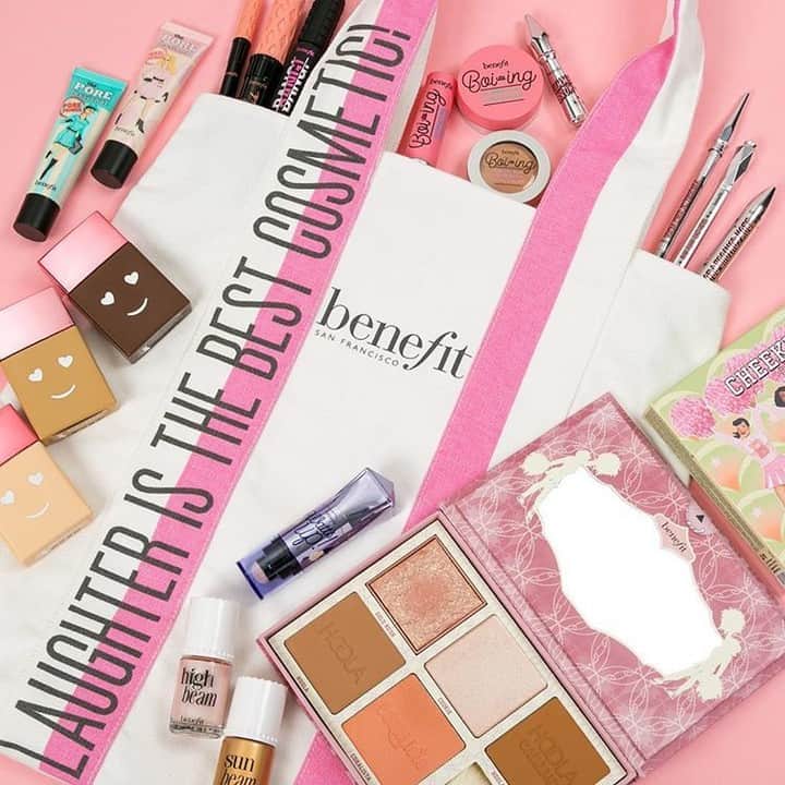 Benefit Cosmetics UKさんのインスタグラム写真 - (Benefit Cosmetics UKInstagram)「How many #benefit products do you have in your makeup collection?! Comment your answer below! 👇🏽💕 A. Less than 5 B. 5 - 10 C. The more, the merrier, right?! 🤗 #benefit #beauty #makeup #benefitbrows . . . 📷 Image Description: A haul of Benefit products」4月28日 22時01分 - benefitcosmeticsuk
