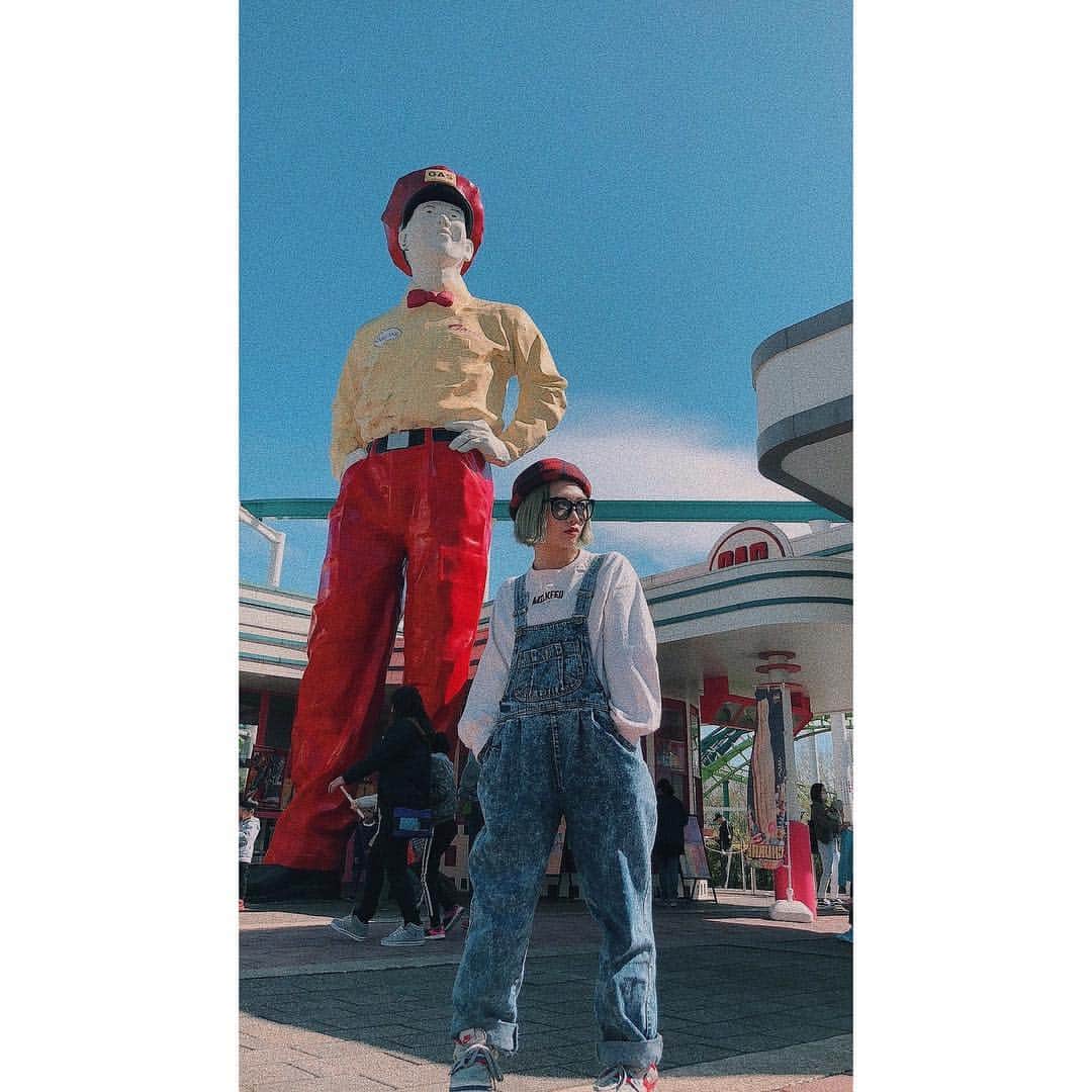 KARIN さんのインスタグラム写真 - (KARIN Instagram)「#那須ハイハラジュク  GWにはぴったりな場所❤️💚💙 #那須ハイランドパーク  是非遊びに行ってね〜🌻」4月28日 22時22分 - karin.tempurakidz