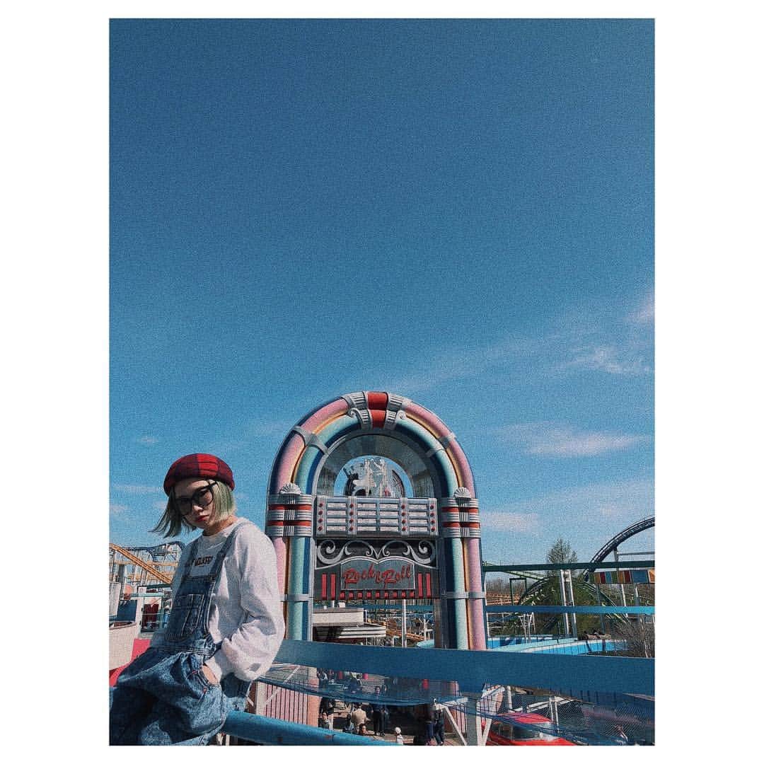 KARIN さんのインスタグラム写真 - (KARIN Instagram)「#那須ハイハラジュク  GWにはぴったりな場所❤️💚💙 #那須ハイランドパーク  是非遊びに行ってね〜🌻」4月28日 22時22分 - karin.tempurakidz