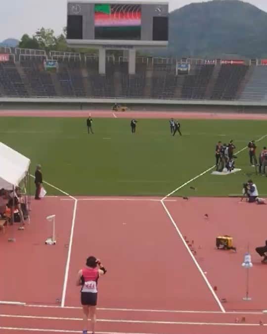 のインスタグラム：「織田記念 59.75 1th🥇  #やり投げ #javelin #javelinthrow #speer #oštěp」