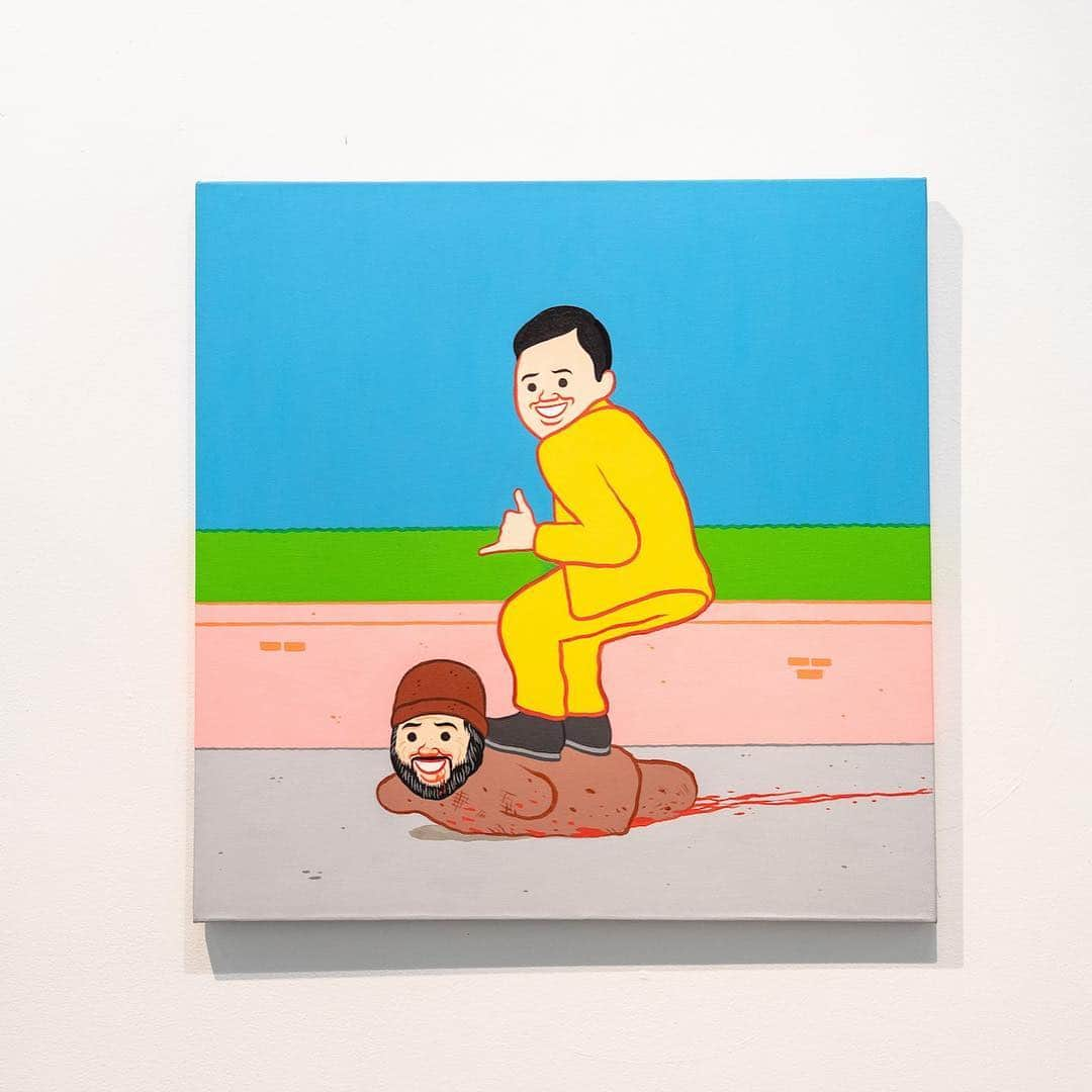 HYPEBEASTさんのインスタグラム写真 - (HYPEBEASTInstagram)「#hypebeastart: We caught up with @sirjoancornella to discuss the launching of his latest solo exhibition entitled “Keep it Real!” at New York City’s @grgallery_ny. Click the link in our bio to read about the inspiration behind Cornellá’s humorously grim works, audience reactions, and his thoughts on America’s current political landscape.  Photos: Eddie Lee/HYPEBEAST」4月28日 22時57分 - hypebeast