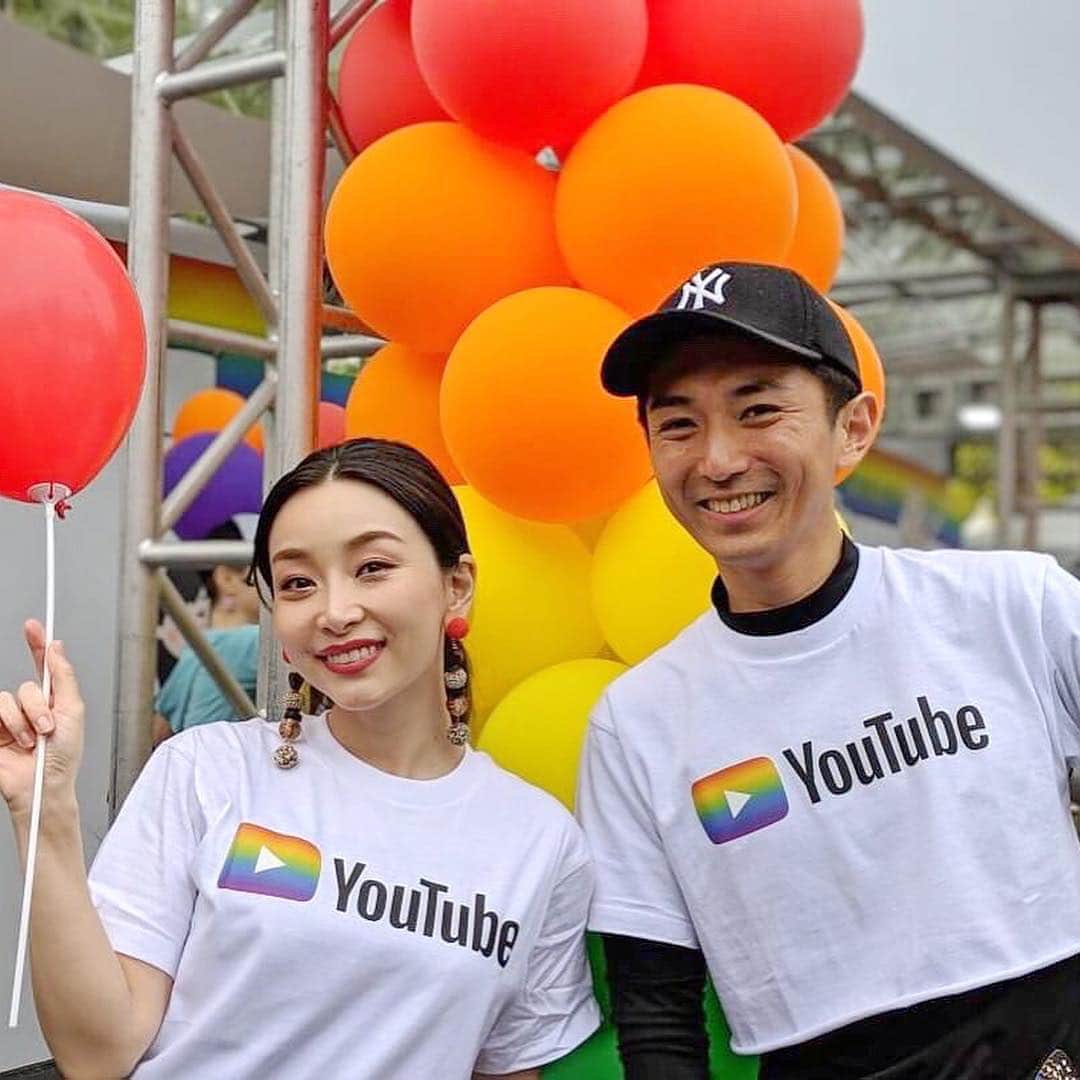 佐々木あさひさんのインスタグラム写真 - (佐々木あさひInstagram)「Tokyo Rainbow Pride 2019🌈🌈🌈 かずえちゃん @kazuechan1101 に誘ってもらって初のパレードに参加😆GoogleMAPもレインボー仕様に🥺このコースをみんなで歩きました。 Googleフロートから流れる音楽は #どこまでいっても渋谷は日本の東京 kemio君の曲以上に渋谷に合う曲は無いと思った。LOVEが溢れる時間💛 #tokyorainbowpride #trp2019 #lgbtq #東京レインボープライド」4月28日 23時01分 - asahisasaki