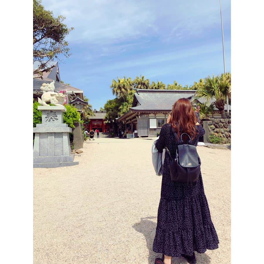 浅田梨奈さんのインスタグラム写真 - (浅田梨奈Instagram)「MIYAZAKI🧡🌈🌴パワーチャージ🙌① #青島神社⛩ #宮崎 #パワースポット #パワーチャージ #ゆきりなりさ #まだ幸ちゃん出てきてない #これからですよ」4月28日 23時20分 - asdrn528